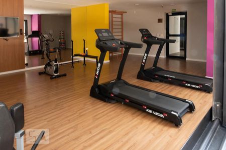 Apartamento para alugar com 25m², 1 quarto e sem vaga Apartamento para alugar com 25m², 1 quarto e sem vagaAcademia