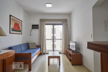 Sala/Cozinha de apartamento para alugar com 1 quarto, 45m² em Jardim Paulista, São Paulo