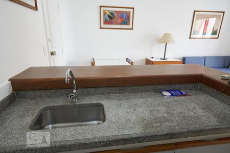 Sala/Cozinha de apartamento para alugar com 1 quarto, 45m² em Jardim Paulista, São Paulo