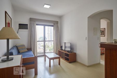 Sala/Cozinha de apartamento para alugar com 1 quarto, 45m² em Jardim Paulista, São Paulo