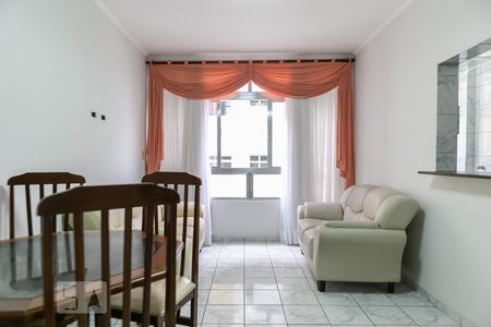 Sala de apartamento para alugar com 1 quarto, 61m² em Gonzaga, Santos