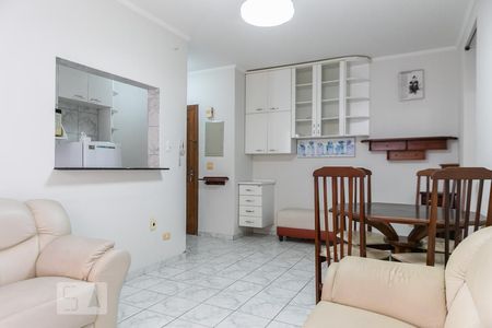 Sala de apartamento para alugar com 1 quarto, 61m² em Gonzaga, Santos