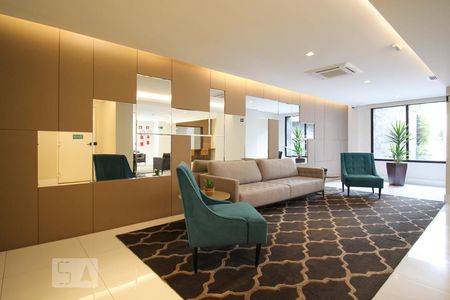 Studio para alugar com 38m², 1 quarto e 1 vagaHall social