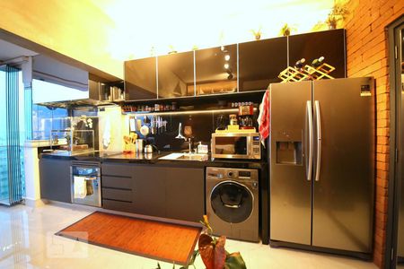 Cozinha  de apartamento à venda com 1 quarto, 40m² em Cidade Monções, São Paulo
