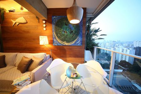 Sala  de apartamento à venda com 1 quarto, 40m² em Cidade Monções, São Paulo