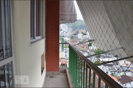 Varanda da Sala de apartamento para alugar com 1 quarto, 40m² em Engenho Novo, Rio de Janeiro