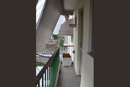 Varanda da Sala de apartamento para alugar com 1 quarto, 40m² em Engenho Novo, Rio de Janeiro
