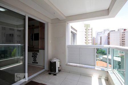 Studio à venda com 50m², 1 quarto e 1 vagaVaranda