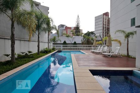 Studio à venda com 50m², 1 quarto e 1 vagaPiscina