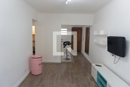 Sala / Cozinha de apartamento à venda com 1 quarto, 50m² em Bela Vista, São Paulo