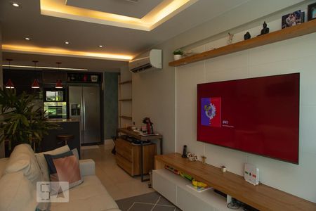 Sala  de apartamento à venda com 3 quartos, 88m² em Recreio dos Bandeirantes, Rio de Janeiro