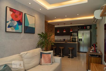 Sala  de apartamento à venda com 3 quartos, 88m² em Recreio dos Bandeirantes, Rio de Janeiro