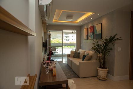 Sala  de apartamento à venda com 3 quartos, 88m² em Recreio dos Bandeirantes, Rio de Janeiro