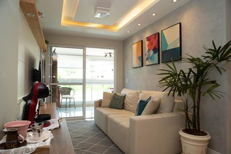 Sala  de apartamento à venda com 3 quartos, 88m² em Recreio dos Bandeirantes, Rio de Janeiro