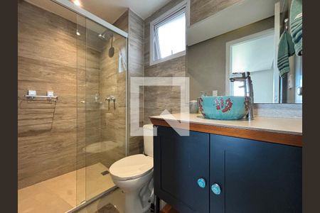 Banheiro Quarto 1  de apartamento à venda com 2 quartos, 55m² em Jardim Paulistano, São Paulo