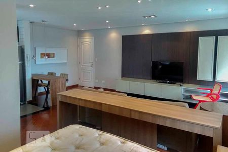 Sala de apartamento para alugar com 1 quarto, 56m² em Jardim do Mar, São Bernardo do Campo