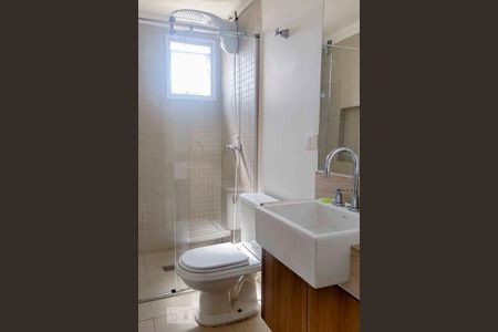 Banheiro de apartamento para alugar com 1 quarto, 56m² em Jardim do Mar, São Bernardo do Campo