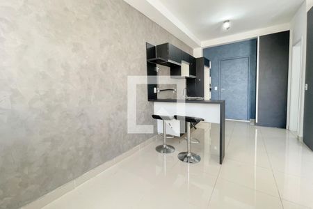 Sala  de apartamento à venda com 1 quarto, 36m² em Jardim do Mar, São Bernardo do Campo