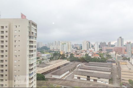 Vista da sala de kitnet/studio à venda com 1 quarto, 36m² em Jardim do Mar, São Bernardo do Campo