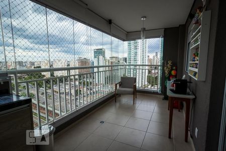 Varanda da Sala de apartamento à venda com 2 quartos, 63m² em Tatuapé, São Paulo
