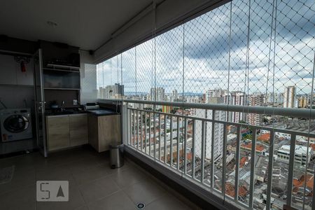 Varanda da Sala de apartamento à venda com 2 quartos, 63m² em Tatuapé, São Paulo