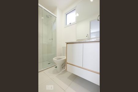 Banheiro da Suíte de apartamento para alugar com 2 quartos, 55m² em Pinheiros, São Paulo