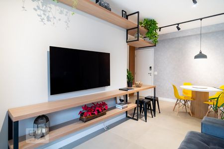 Sala de apartamento à venda com 1 quarto, 51m² em Chácara Santo Antônio (zona Sul), São Paulo