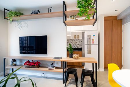 Sala TV de apartamento à venda com 1 quarto, 51m² em Chácara Santo Antônio (zona Sul), São Paulo
