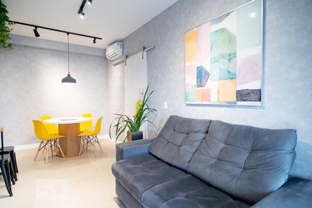 Sala de apartamento à venda com 1 quarto, 51m² em Chácara Santo Antônio (zona Sul), São Paulo