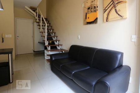 Sala de apartamento para alugar com 1 quarto, 45m² em Cidade Monções, São Paulo