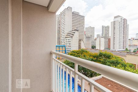 Sacada da Sala de apartamento para alugar com 2 quartos, 50m² em Liberdade, São Paulo