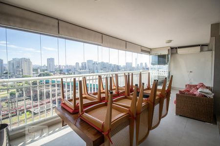 Varanda Gourmet de apartamento para alugar com 3 quartos, 164m² em Barra Funda, São Paulo