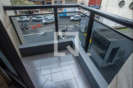 Varanda da Sala de kitnet/studio para alugar com 1 quarto, 48m² em Consolação, São Paulo
