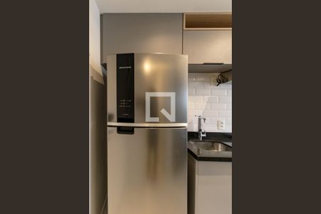 Cozinha de apartamento para alugar com 1 quarto, 25m² em Indianópolis, São Paulo