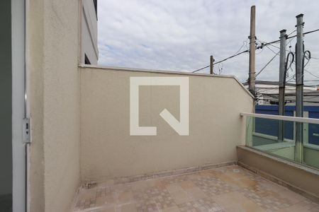 Varanda da Sala de casa para alugar com 3 quartos, 118m² em Campestre, Santo André