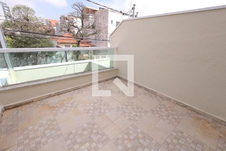 Varanda da Sala de casa para alugar com 3 quartos, 118m² em Campestre, Santo André