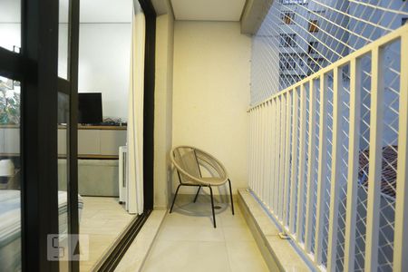 Studio à venda com 30m², 1 quarto e sem vagaVaranda