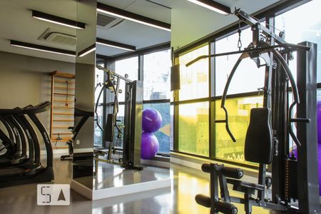 Studio para alugar com 30m², 1 quarto e sem vaga Studio para alugar com 30m², 1 quarto e sem vagaAcademia