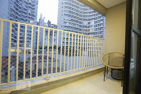 Studio à venda com 30m², 1 quarto e sem vagaVaranda