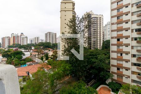 Sala - Vista de apartamento para alugar com 3 quartos, 112m² em Campo Belo, São Paulo