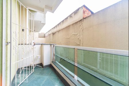 Varanda da Sala de apartamento à venda com 3 quartos, 90m² em Parque Industriário, Santo André
