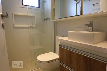 Apartamento para alugar com 76m², 1 quarto e 2 vagasBanheiro Corredor