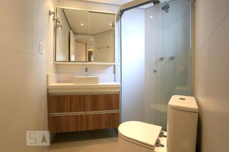 Apartamento para alugar com 76m², 1 quarto e 2 vagasBanheiro da Suíte