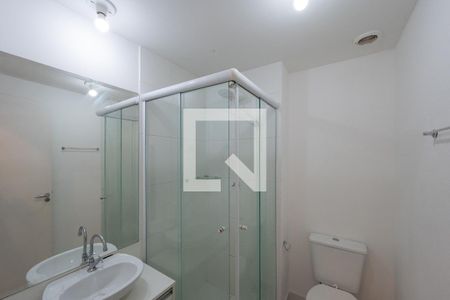 Banheiro Social de kitnet/studio para alugar com 1 quarto, 28m² em Mirandópolis, São Paulo
