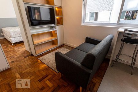Sala de apartamento para alugar com 1 quarto, 43m² em Vila Buarque, São Paulo
