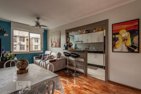 Sala de apartamento à venda com 2 quartos, 70m² em Cristo Redentor, Porto Alegre