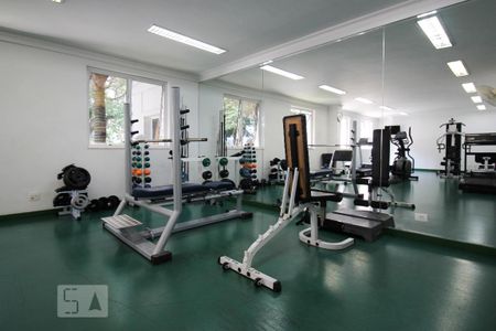 Área comum - Academia de apartamento para alugar com 2 quartos, 72m² em Moema, São Paulo