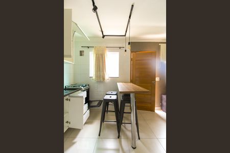 Cozinha e Mesa de Jantar de casa de condomínio à venda com 1 quarto, 38m² em Parada Inglesa, São Paulo