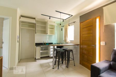 Cozinha e Mesa de Jantar de casa de condomínio à venda com 1 quarto, 38m² em Parada Inglesa, São Paulo