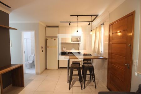 Sala / Cozinha de casa de condomínio à venda com 1 quarto, 38m² em Parada Inglesa, São Paulo